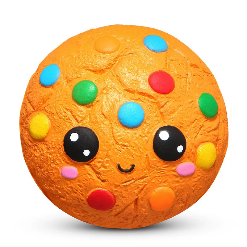 

Hot Selling Jumbo Cheese Chocolate Biscuits Cute Squishy Slow Rising Soft Squeeze Toy Relieve Stress Funny Kid Toys