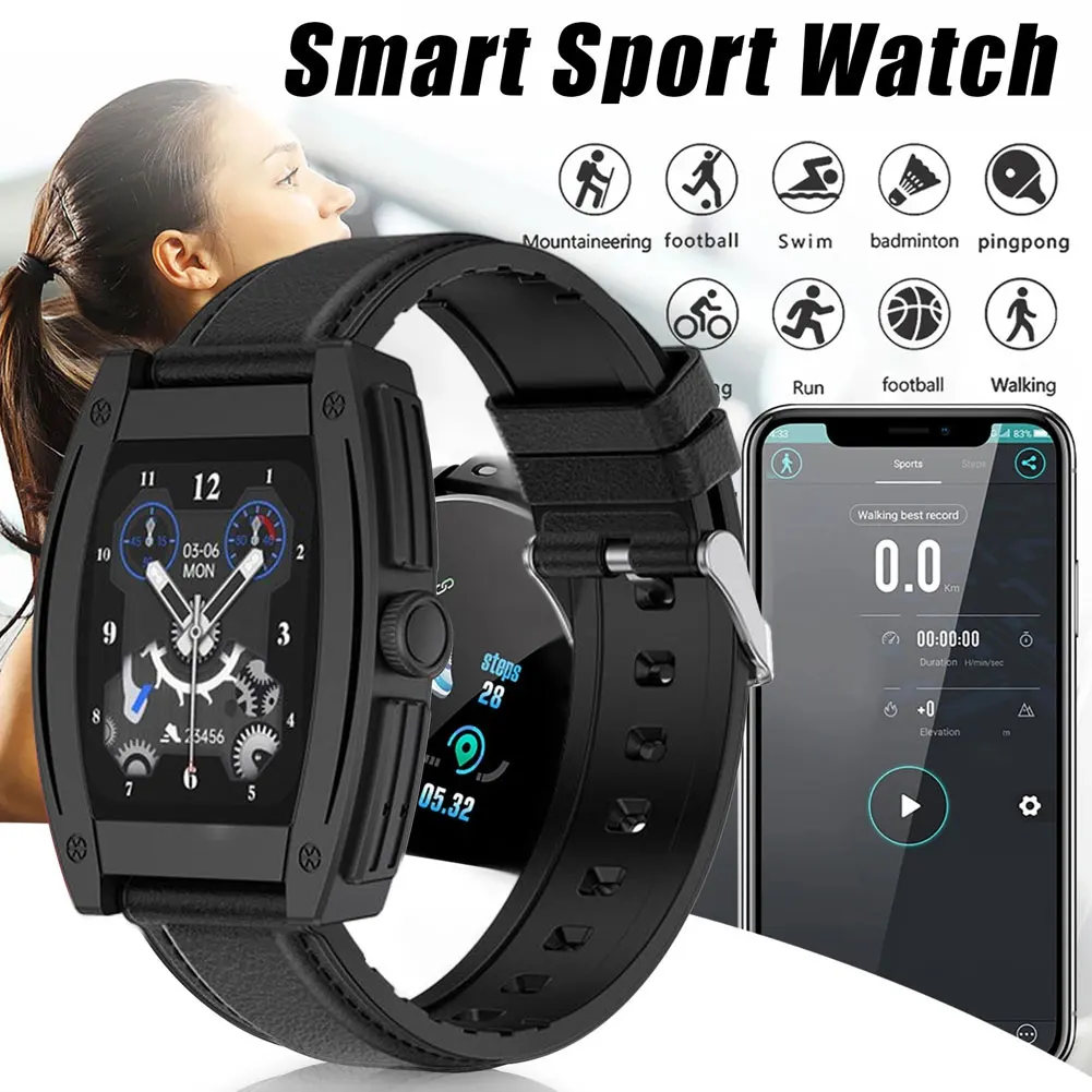 

N72 Sport Smart Watch BT Call Heartrate Blood Pressure Test 3D Dynamic Dial Full Screen Touch Password Lock Screen Smartwatch