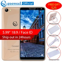 Gooweel M5 Plus 5 99 дюймов 18:9 ips дисплей смартфон Лицо ID разблокированный