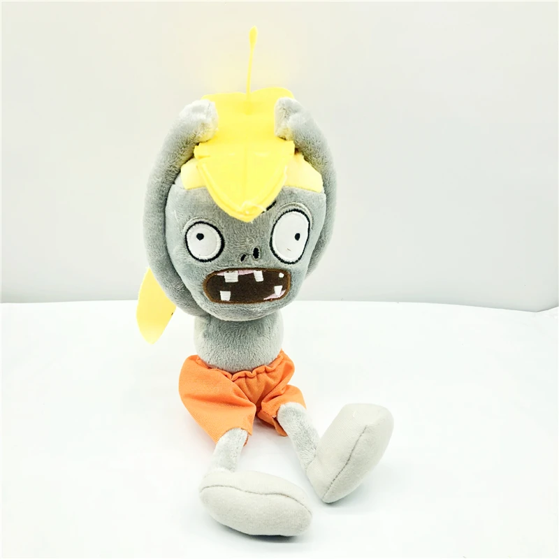 

10pcs/lot 30cm Long New Nice Plants Vs Zombies 2 Figures Baby Soft Stuffed 10 Inches Bass Zombie Plush Toy Doll