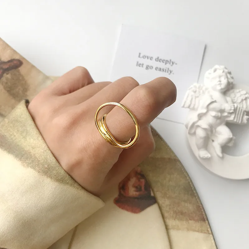 925 Цвет серебристый золотой цвет волнистые обмоточный провод нерегулярные изгиб