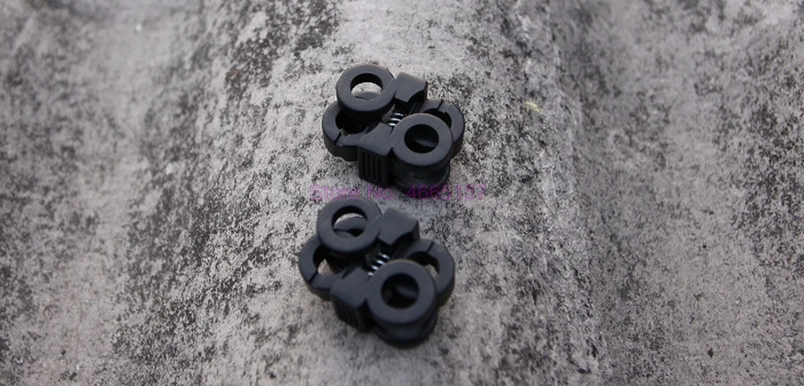 by dhl or ems 1000pcs Black Adjustment Shoelace Buckle Rope Clamp Cord Locks Stopper Shoes Decorations Cross Umbrella | Спорт и