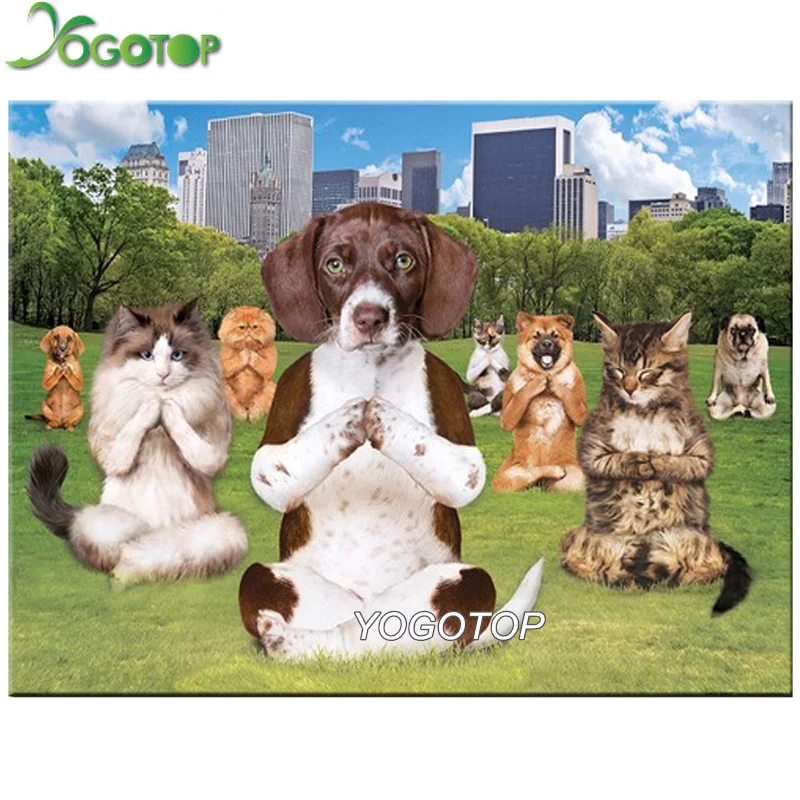 

3D Rhinestone Painting DIY Diamond Painting Pet Saint Bernard dog Pattern Cross Stitch Diamond Embroidery Mosaic Crystal YY2447