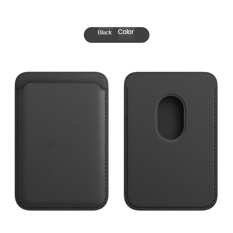 

Iphone12 Magnetic Card Holder Magsafe Leather Card Holder Apple 12pro Wallet Pu Card Holder Protective Cover Original Liquid