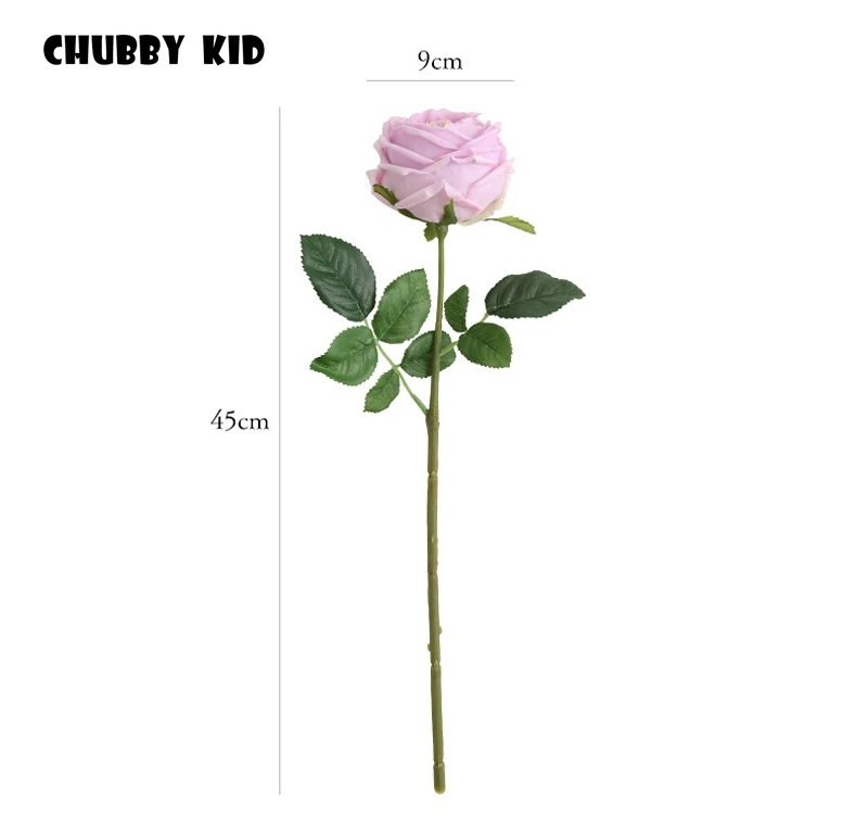 12 шт./лот! Фетровая увлажняющая Роза Остина искусственная свадебная декоративная