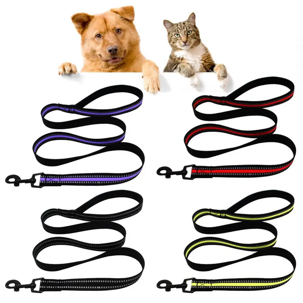 

80% Hot Sales!!! Reflective Pet Puppy Dog Traction Rope Belt Training Walking Lead Leash Strap