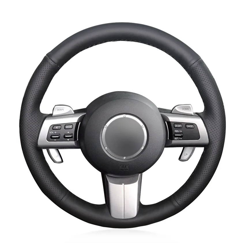 Оплетка на рулевое колесо для Mazda MX 5 2009 2013 RX 8 CX 7 CX7 2007 кожаный чехол колесо|Чехлы