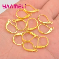 depressed semicircle gold color earring hook earwires woman jewelry lever back diy making accessories findings