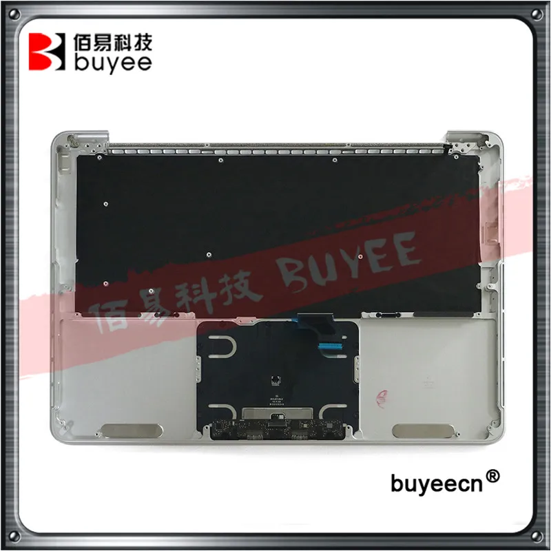 original new a1502 topcase us uk keyboard backlight trackpad for macbook retina pro 13 3 2015 a1502 laptop top case free global shipping