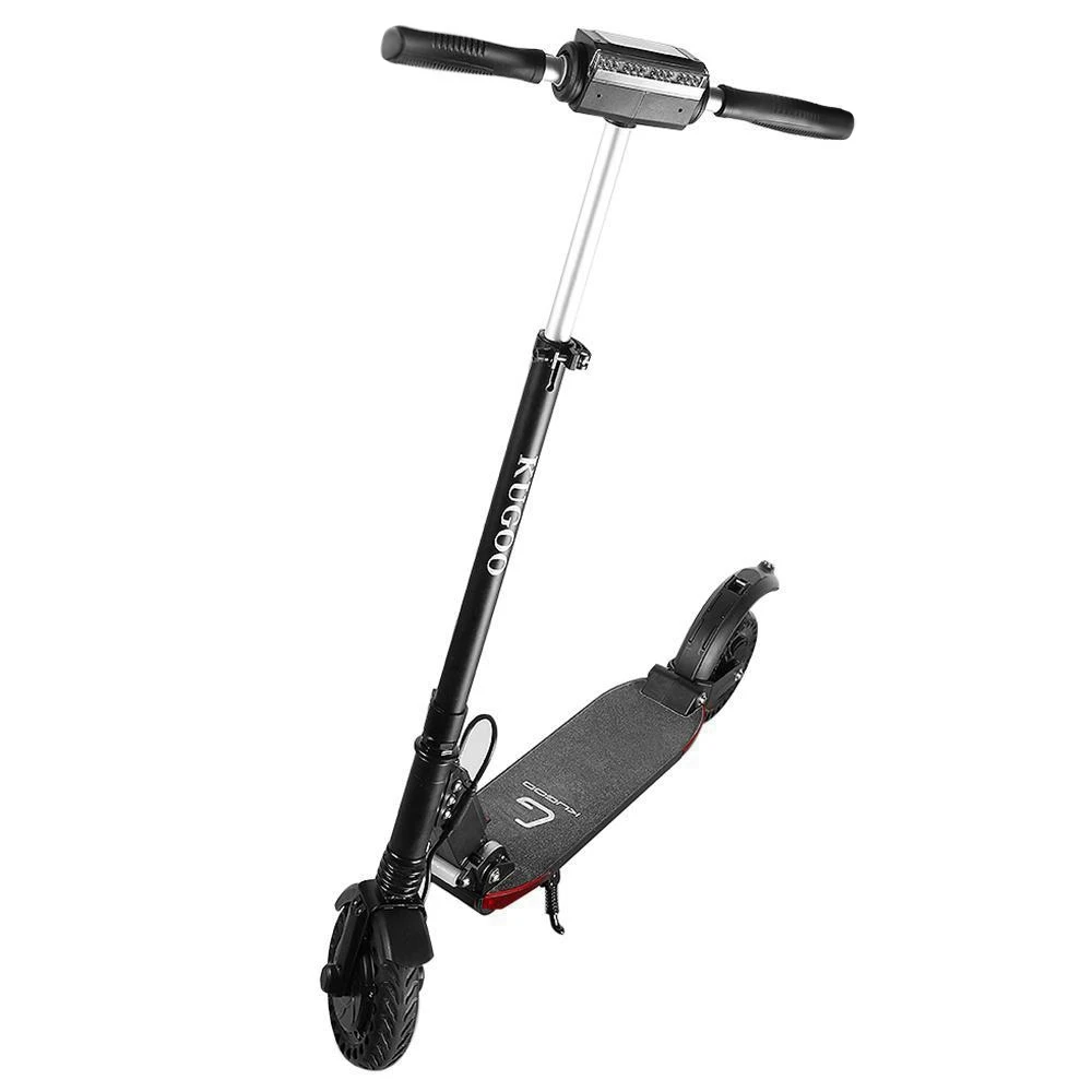 PL сток KUGOO S1 PRO складной электрический скутер 7.5AH 350 Вт ЖК-дисплей 3 режима скорости 8 дюймов Твердые сотовые взрывозащищенные шины