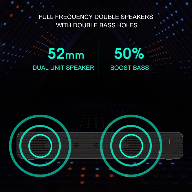 Bluetooth Саундбар впечатляющий объемный звук беспроводные колонки для домашнего