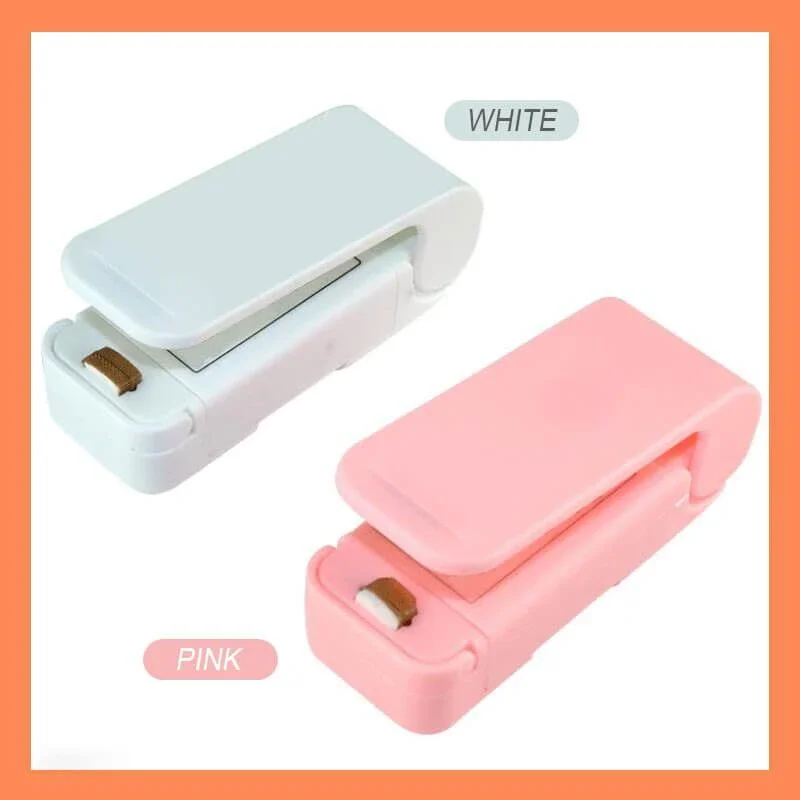 Новый мини герметик машина зажимы полиэтиленового пакета Портативный тепла