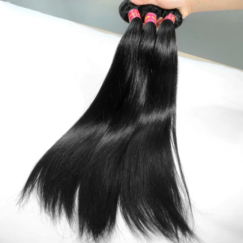 Addbeauty, 30, 32, 34, 36, 38, 40 дюймов, бразильские волосы remy, волнистые пряди, прямые человеческие волосы для наращивания, натуральный цвет, двойной рисунок