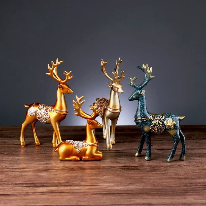 Украшения с изображением счастливого оленя европейские Креативные украшения