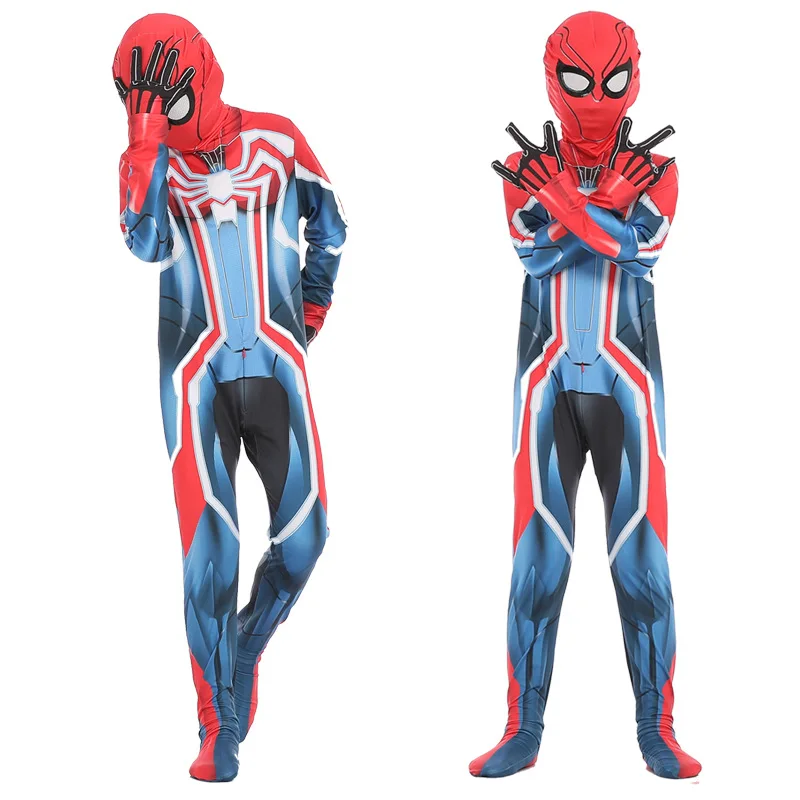 2020New Cosplay Anime Costume Spider-Man Tights Speed Fighter Child Adult Halloween Masquerade | Детская одежда и обувь