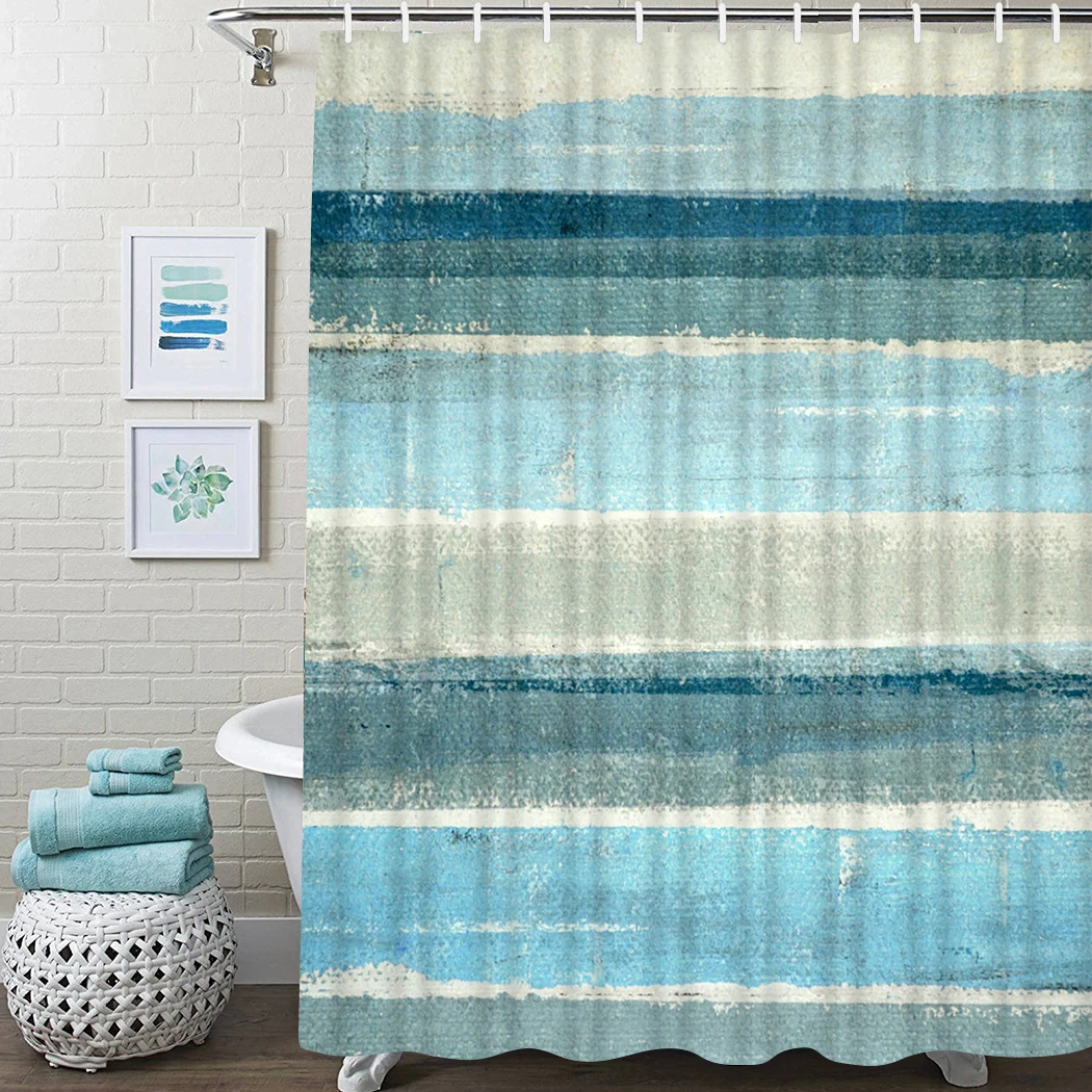 

Flower Shower Curtain Tea Roses Watercolor Shower Curtain Waterproof Fabric For Bathroom Decor Shower Curtains Set With Hooks