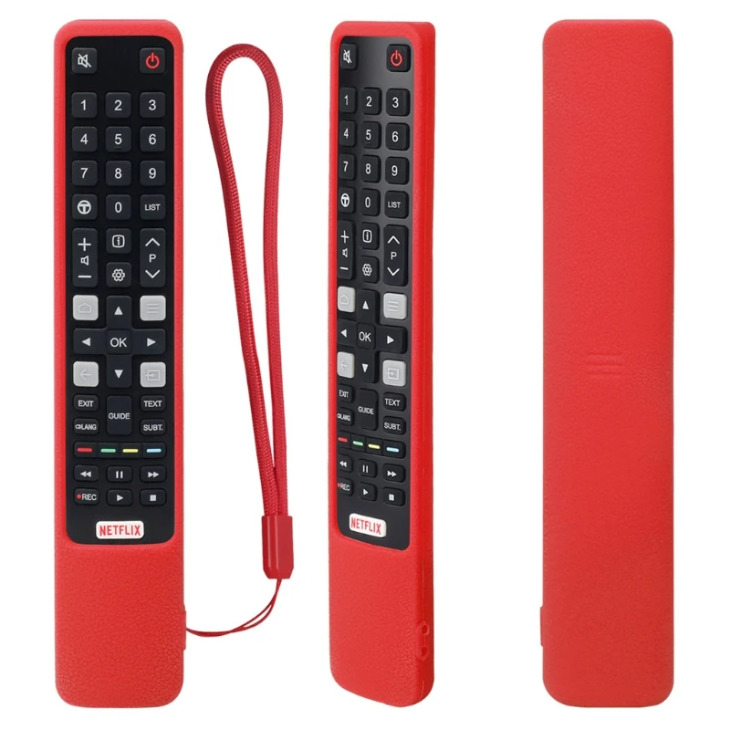

2022 New Compatible with TCL-RC802N Remote Silicone Case Protective Cover Waterproof-All-inclusive Drop-proof Dust-proof Sleeve