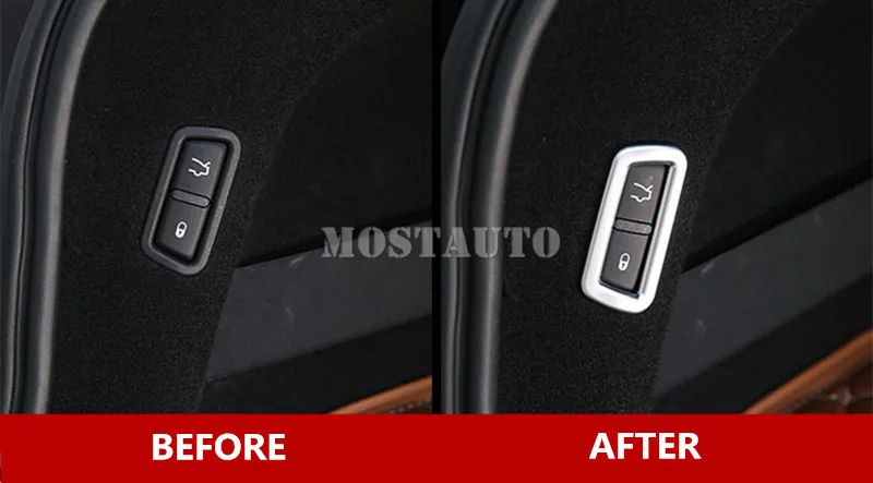 Для Maserati Levante ABS внутренняя Задний багажник переключатель рамки накладка 2016 2021 1