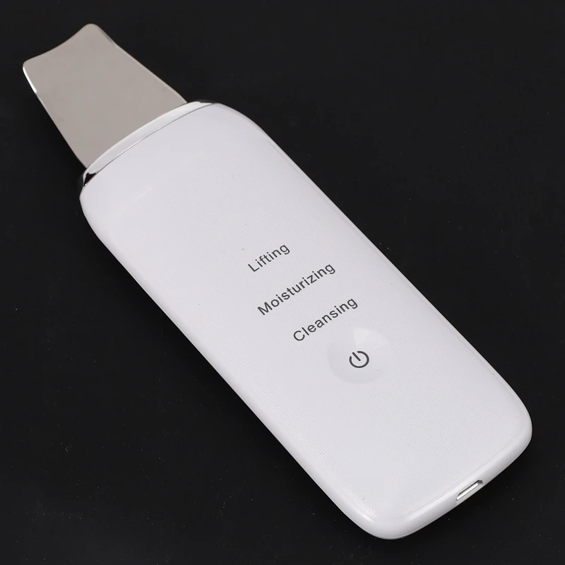 3 режима USB Перезаряжаемый ультразвуковой скребок для кожи лица очищающий