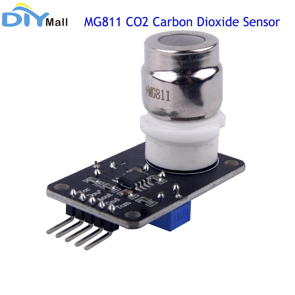 

MG811 CO2 Carbon Dioxide Sensor Module with Analog Signal TTL Level Temperature Compensated Output