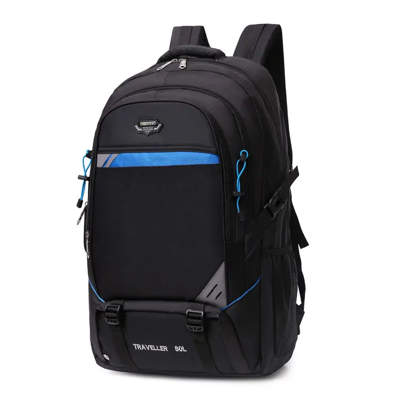 New Trend Waterproof Men 80L Backpacks Laptop Bag High Quality Teenager Laptop Casual Travel School Bags Hot Sell Large Capacity