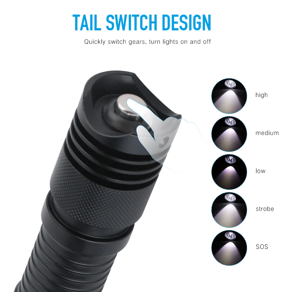 Online BORUiT-linterna De Submarinismo XHP70.2 LED, 6000LM, 5 Modos, Antorcha Subacuática De 80M, 18650/26650, Luz De Pesca Submarina De Alta Potencia