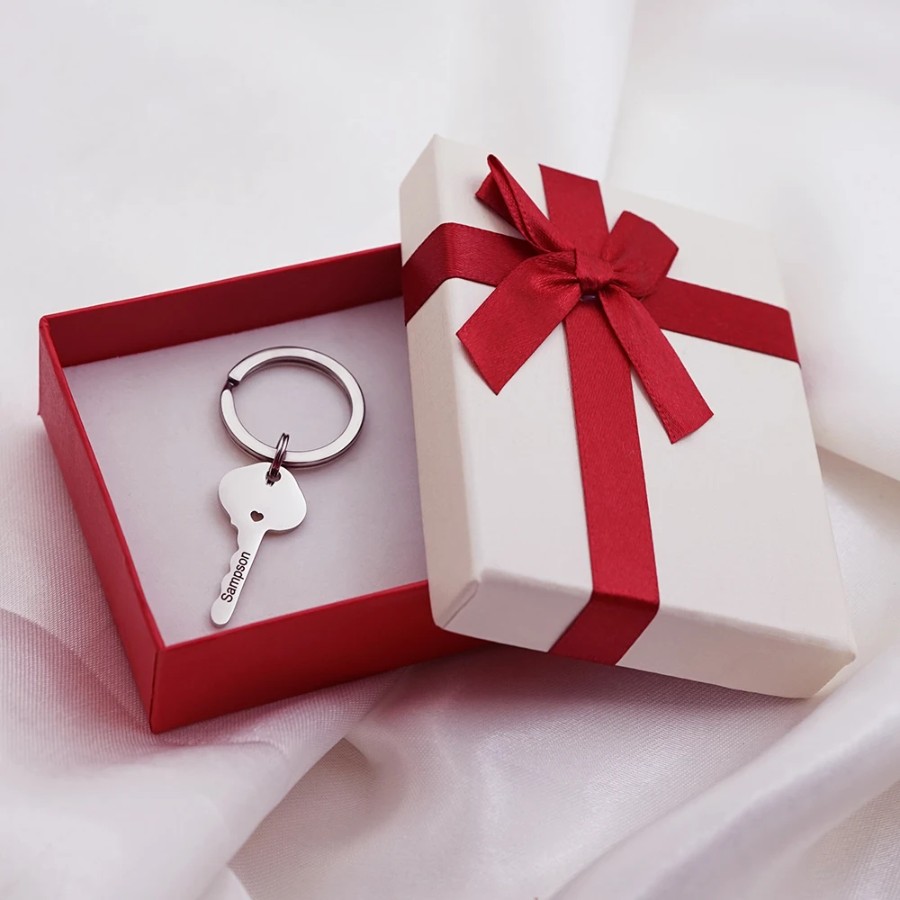 MYLONGINGCHARM брелок с именем на заказ сцепляющийся ключ свадебный подарок день