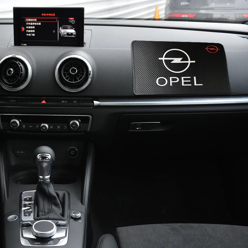 Популярный автомобильный нескользящий коврик с логотипом для телефона Opel Astra H G J