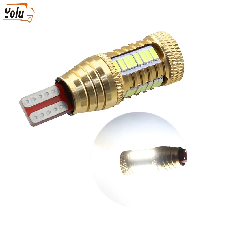 

YOLU Car LED Bulb W16W T15 4014 32smd 1smd Reversing Light Turning Light Headlights Lamp Lights