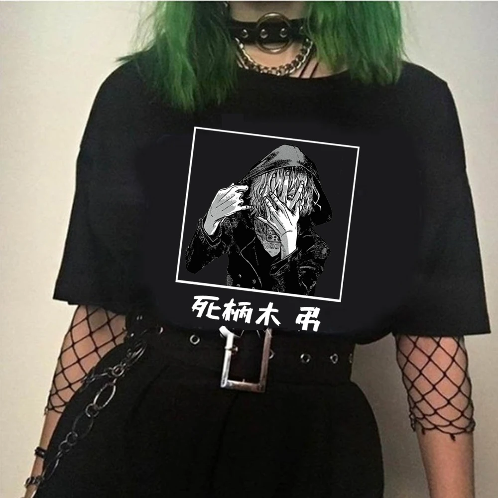 Мужские футболки с рисунком из аниме Моя геройская Академия Shigaraki Tomura летние