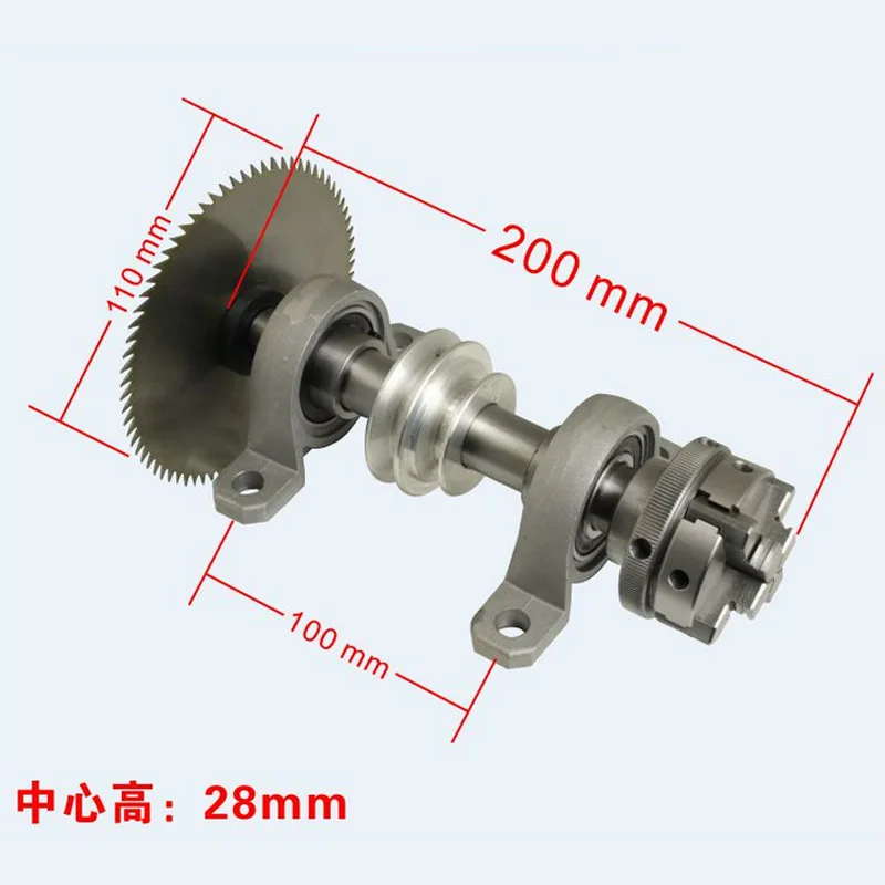 Подшипник седла токарного станка diy держатель задней бабки без питания машина