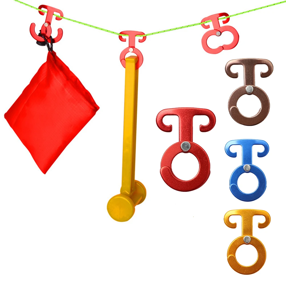 

2pcs Camping Tent Rope Buckle Ultralight Outdoor Protable Quick Hang Wind Rope Hanger Buckle Quick Draw Fixed Tents Accessories