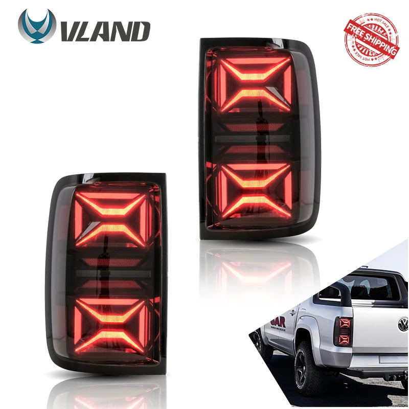 

VLAND Rear Lamp Assembly LED Tail light For Volkswagen VW Amarok 2010- 2019 2020 With Sequential Turn Signal auto Accessories