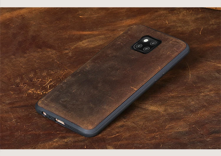Чехол для телефона из воловьей кожи для huawei mate 9 10 20 Pro P10 P20 P30 Lite Crazy Horse, задняя крышка для Honor 8X9 10, чехол с текстурой