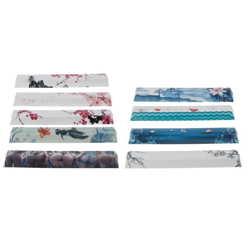 Замена ключа пробел PBT пять Сторон краситель подложенный 6.25U Вишневый профиль Keycap