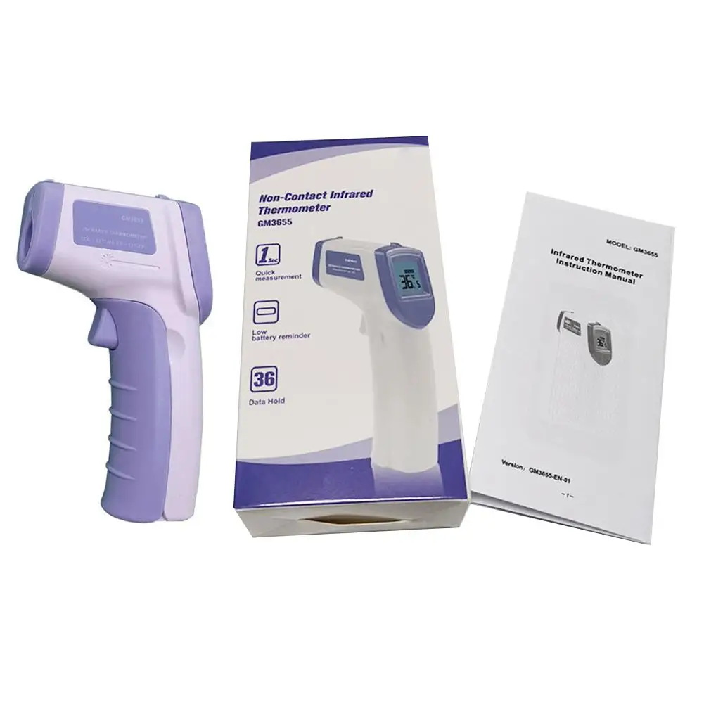 

1Pcs Ear Forehead For Baby Adults Non-contact Infrared Temperature Meter Digital Temperature Gun Dropshipping