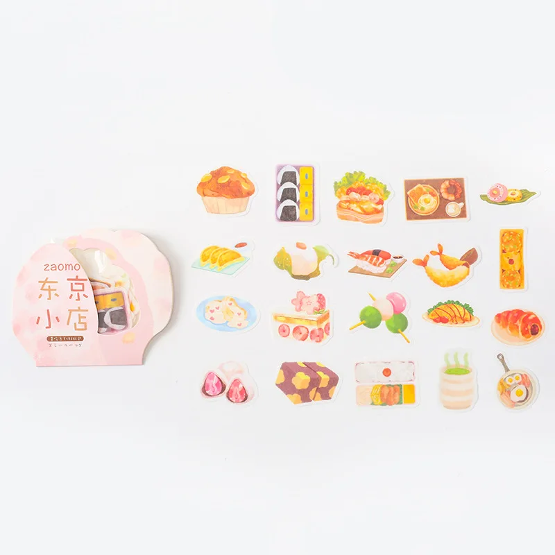 Kawaii Закусочная Gluttony серии пуля журнал Декоративные Канцелярские наклейки Скрапбукинг DIY Дневник этикетка-наклейка - Цвет: 01