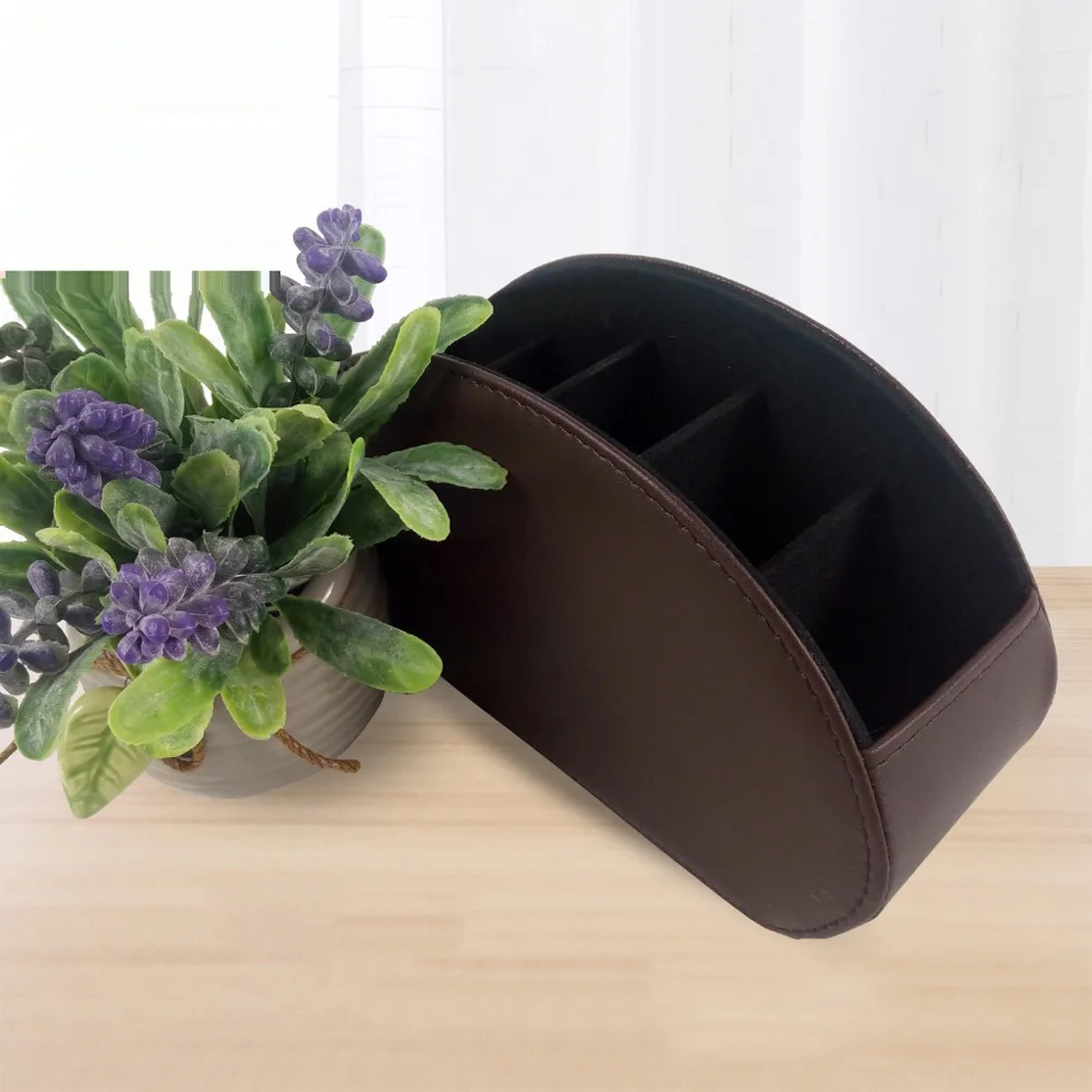 Новое поступление 5/3 настольный органайзер из искусственной кожи с сеткой