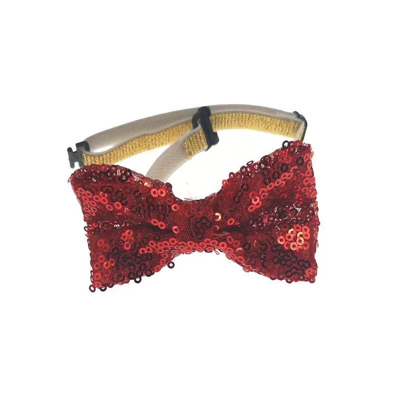 red Забавный товар для животных для Аксессуары для кошки, собаки кошки галстук-бабочка для собаки для Pets'Birthday подарок на год Головные уборы декор кошка аксессуаров для домашних питомцев собак - Цвет: red