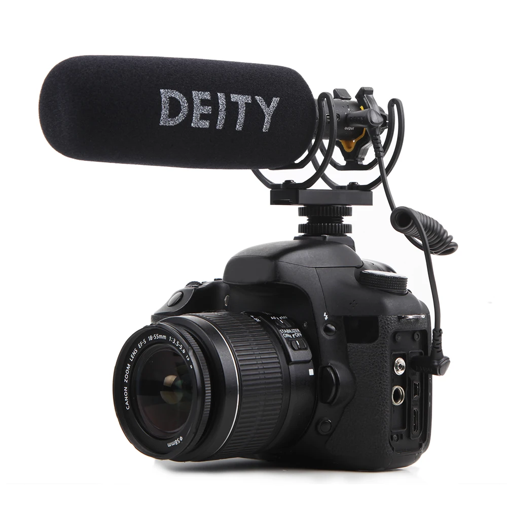 

Профессиональный конденсаторный микрофон Deity V-Mic D3 Pro, микрофон с низким уровнем шума для цифровых зеркальных камер Canon, Nikon, Sony