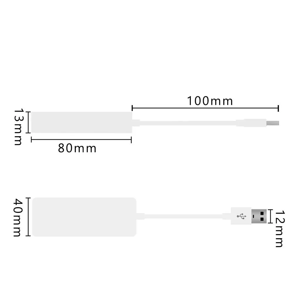 

Universal Wireless USB Smart Car Link Dongle Adapter Practical Durable Bluetooth and Wifi Connection for Android 4.4 Above White