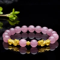 fashion pixiu 5 colors alluvial gold the mythical wild animal bracelets gold plated fengshui copy 3d series long notfade jewelry