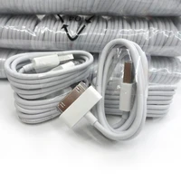 10pcslot charger cable for apple ipod mini ipad 3 2 ipod nano touch 30pin charging data cable for iphone 4s 4 iphone 3g 3gs