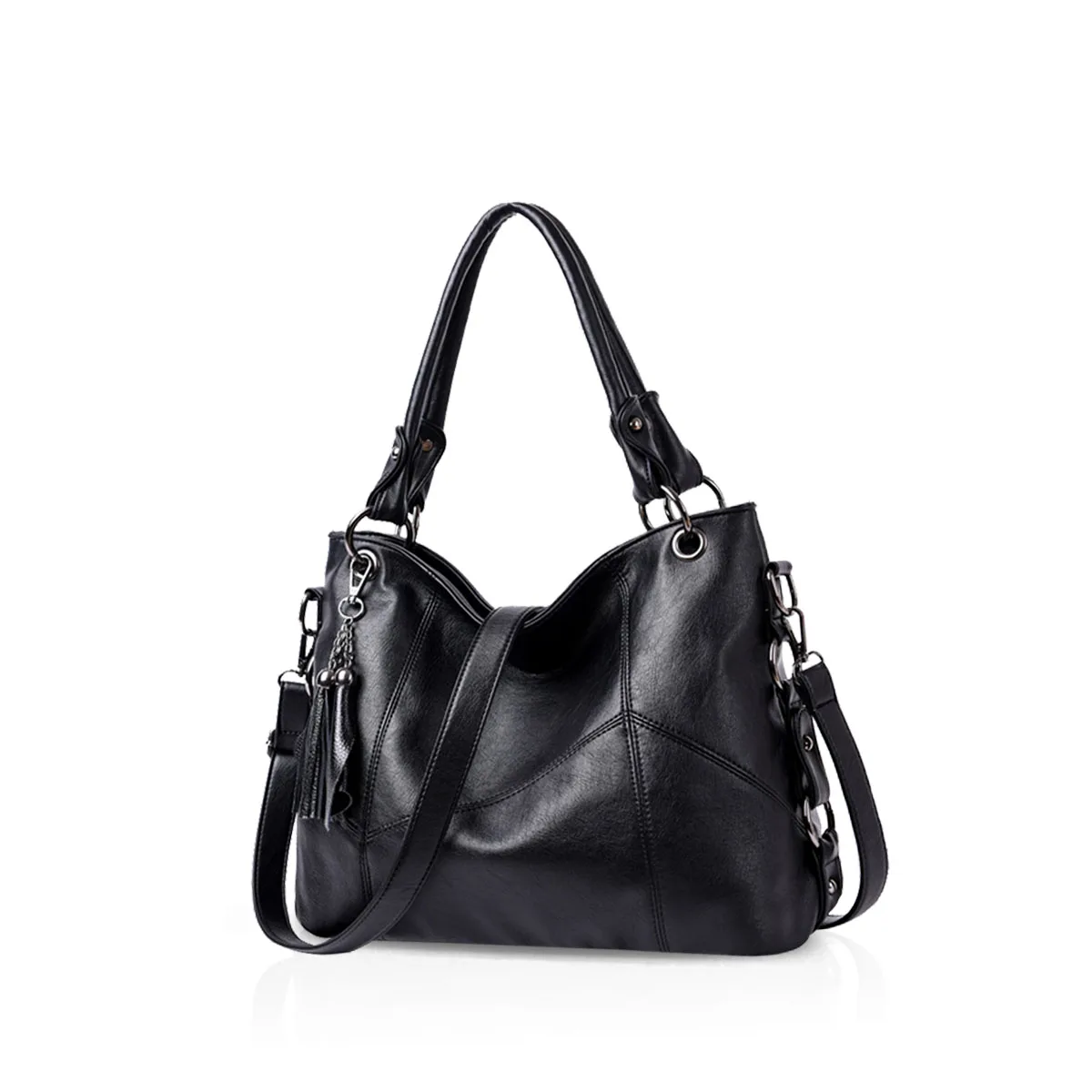 

NICOLE&DORIS Fashion Woman Shoulder Bag Simple Crossbody Bag for Ladies Soft PU Leather