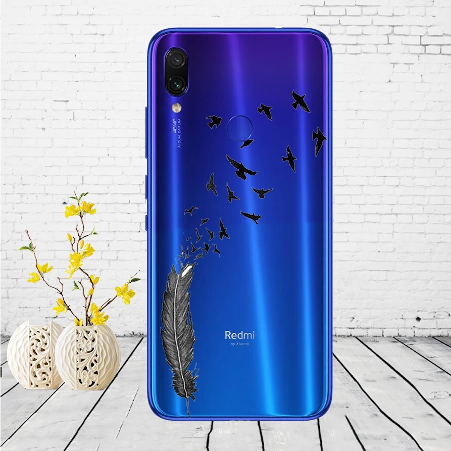 34 02SX чехол для Xiaomi Redmi Note 7, силиконовый чехол для Xiaomi Redmi Note 7, задняя крышка, чехол для Redmi Note 7, чехол для телефона - Цвет: 34