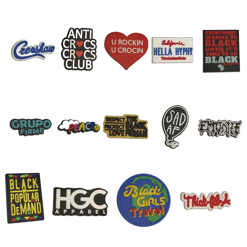 

1 шт., украшение для обуви с буквами на английском языке