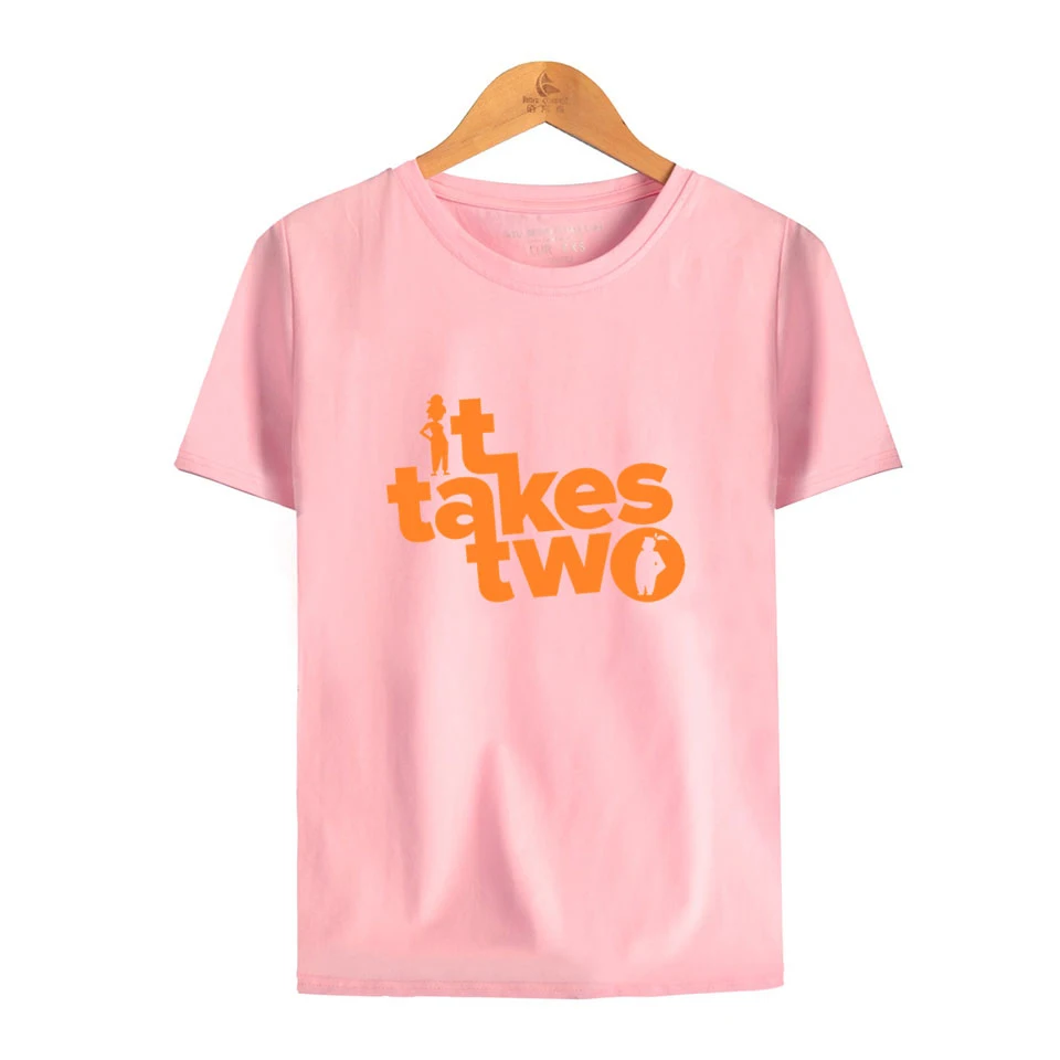 

It Takes Two T-shirt Unisex O-Neck Cotton Women Men Tshirt High Quality Harajuku Streetwear 2021 Fashion Clothes Summer New