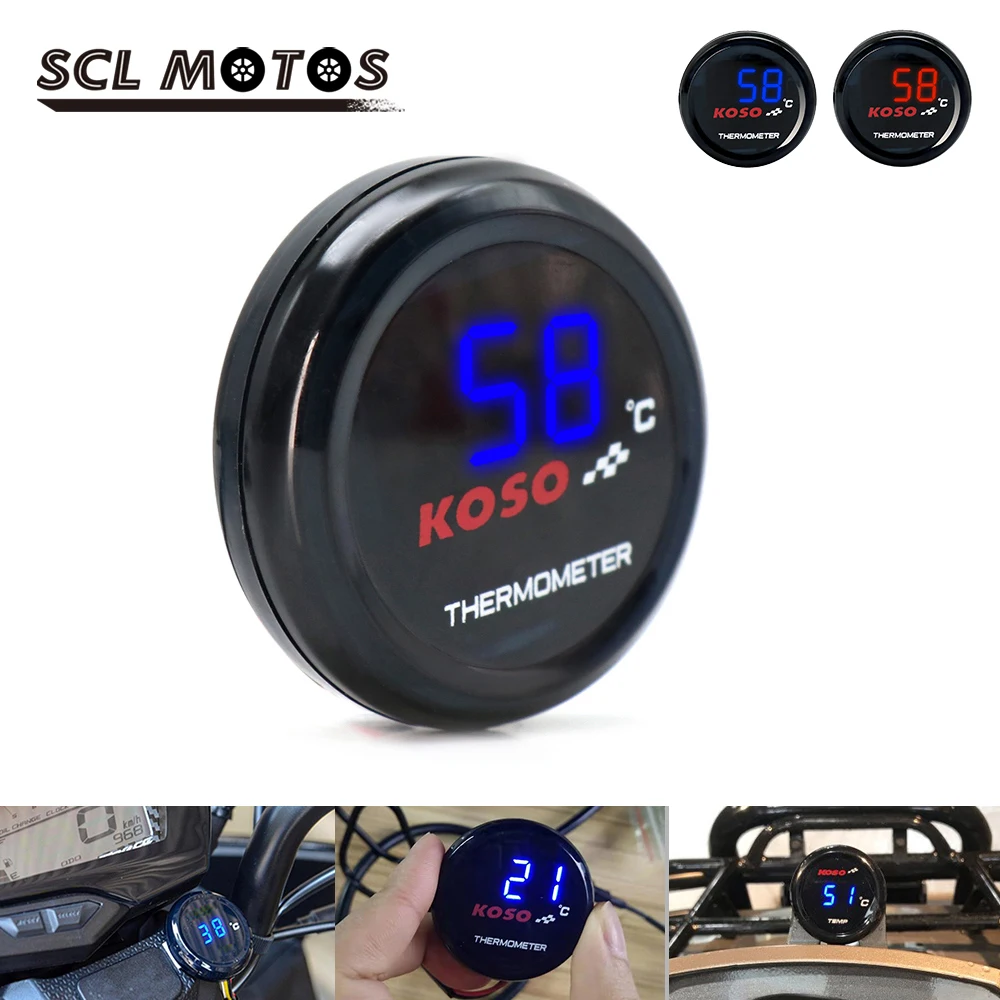 SCL с жесткими защитными 1 шт. мотоцикл Koso 0 °C-120 °C термометр инструменты