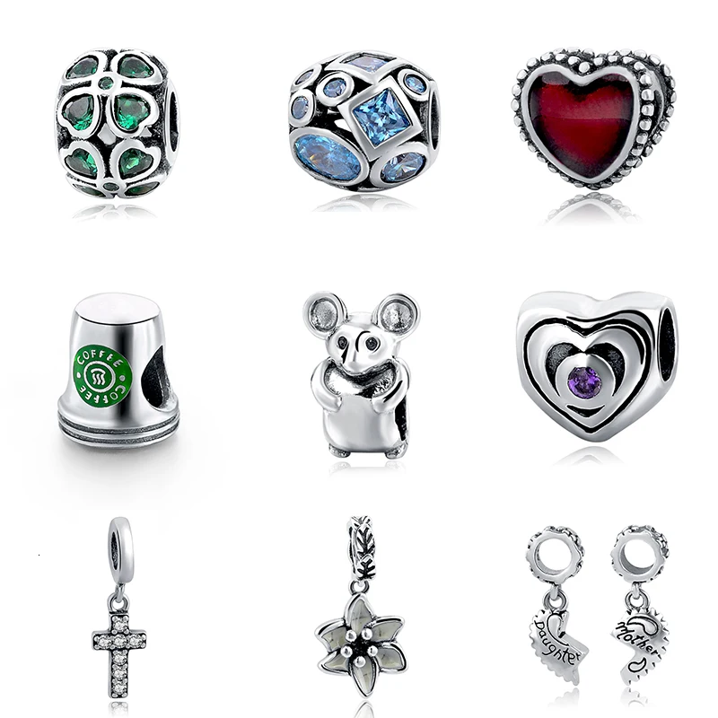 SG Новое поступление 925 серебро обезьяна птица Apple лошадь Бусины Fit Pandora Браслеты с подвесками для женщины ювелирные изделия Интимные аксессуары