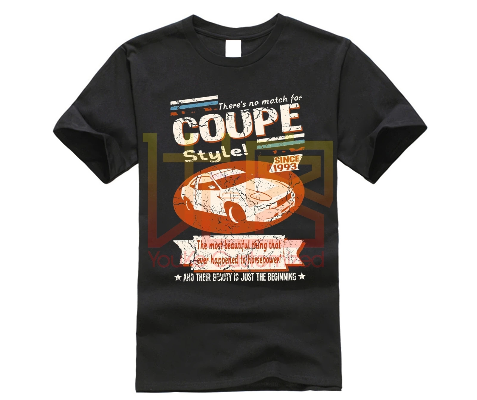 Fiat Coupe 1993 Estilo Retro Hombres Camiseta Autom | Мужская одежда